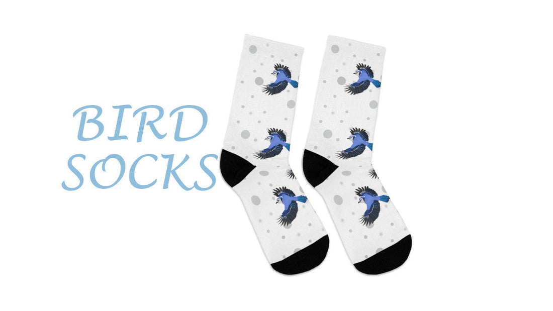 bird socks blue jay socks cardinal socks bluebird socks