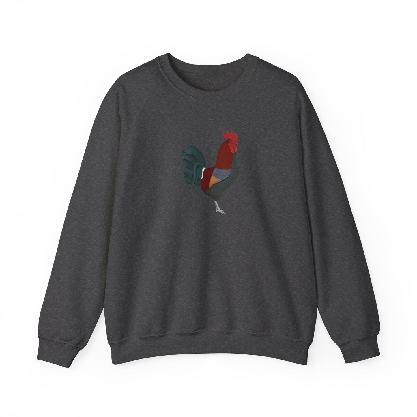 Rooster Bird Watcher Biologist Crewneck Sweatshirt