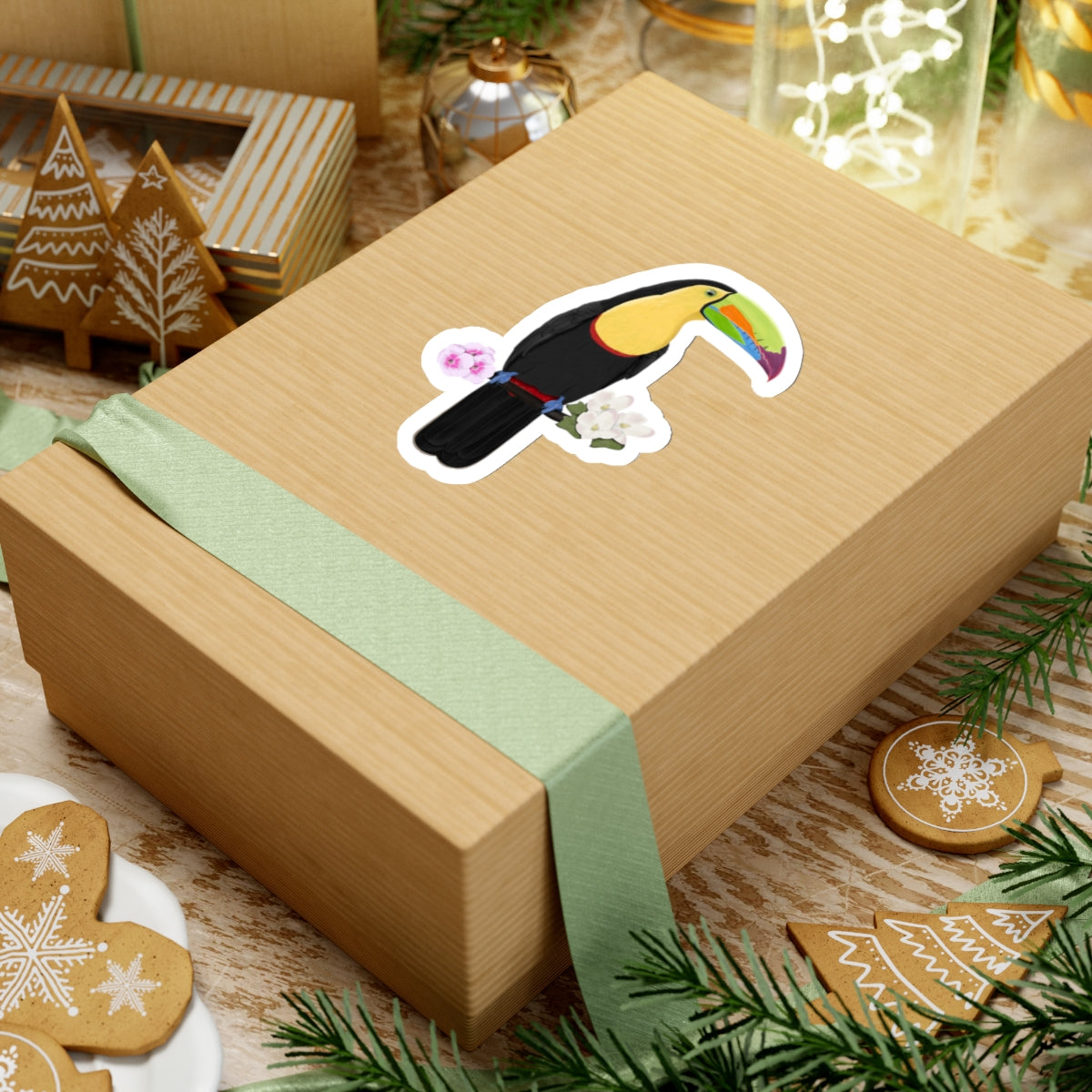 Keel-Billed Toucan Bird Sticker