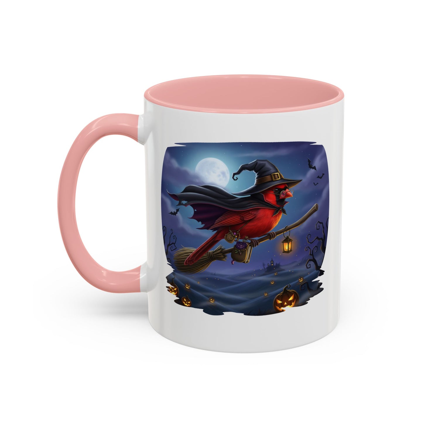 Cardinal Halloween Bird Mug - Perfect for Spooky Season