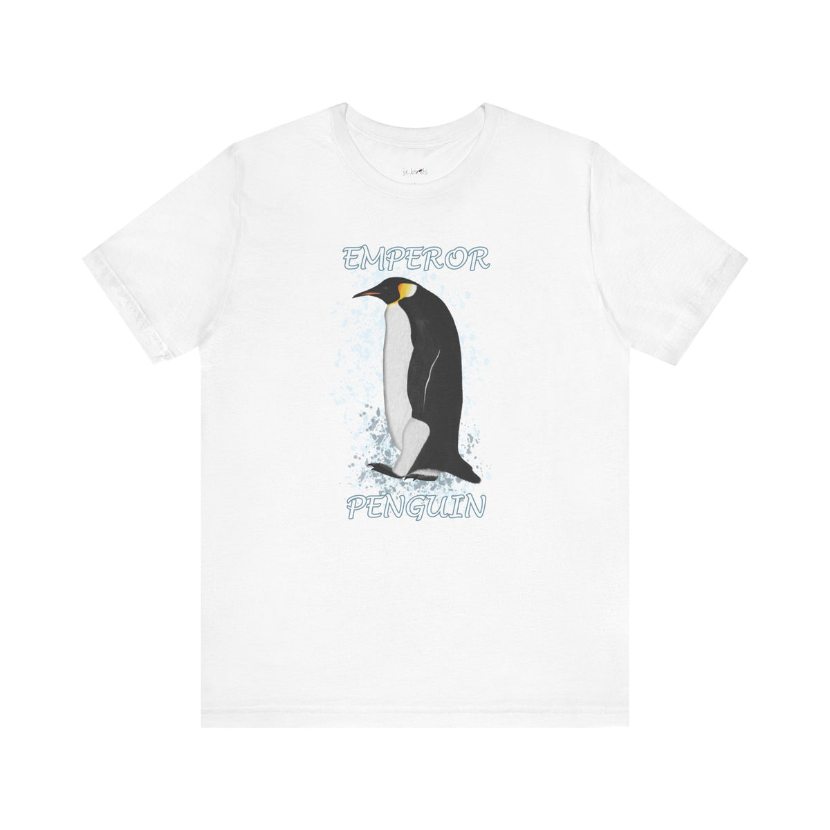Emperor Penguin Birding & Birdwatching Bird T-Shirt – Cotton,
