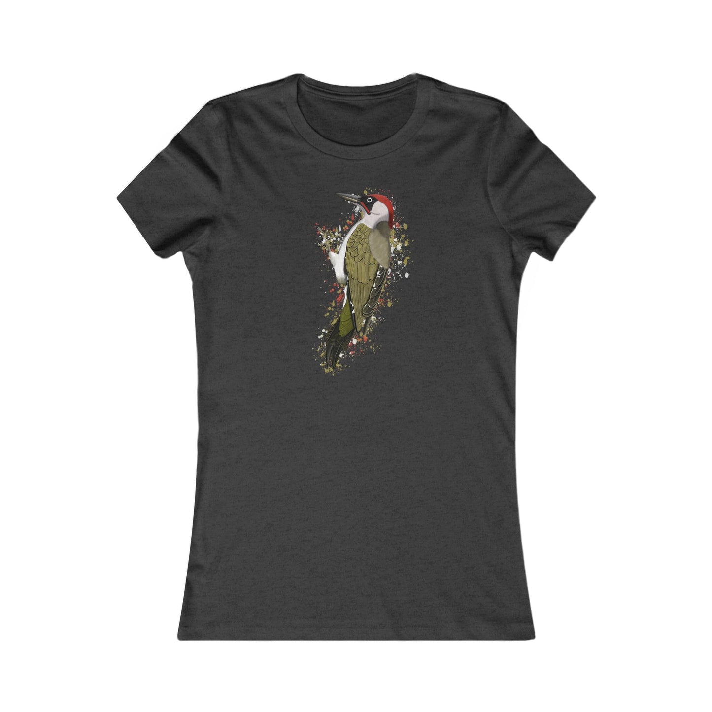 Grünspecht Vogel Frauen T-Shirt für Vogelfreundinnen
