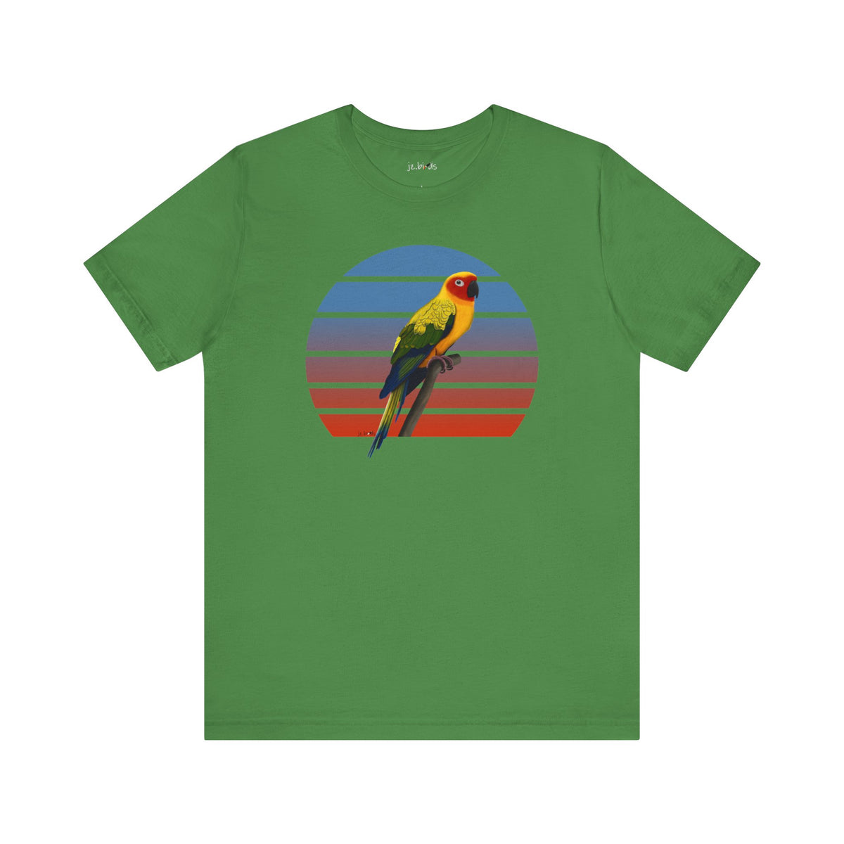 Sun Conure Birdwatcher Bird T-Shirt – Cotton,