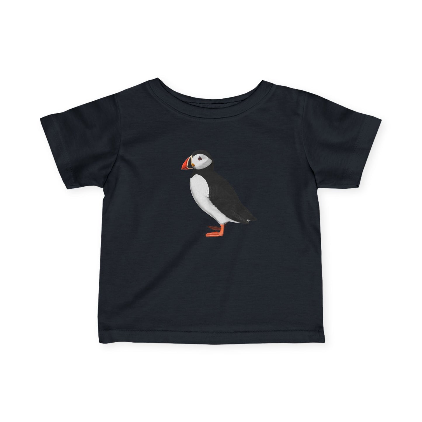 Süßes Papageitaucher Vogel Tiermotiv T-Shirt für Babys und Kleinkinder