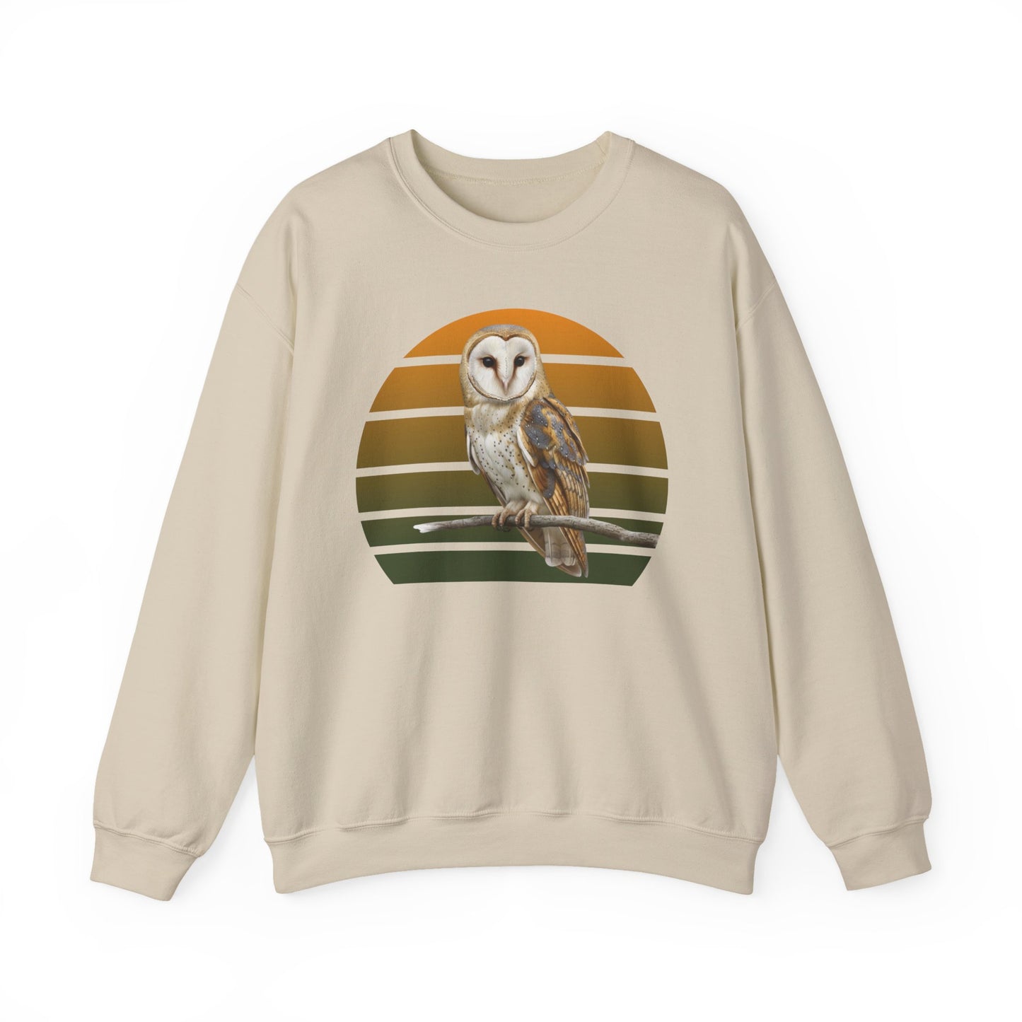 Barn Owl Sweatshirt | Bird Watcher Crewneck | Unisex Songbird Gift for Bird Lovers