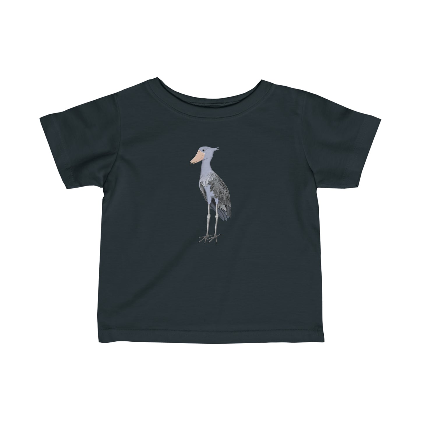 Shoebill Bird Baby & Toddler Fine Jersey Tee - jz.birds