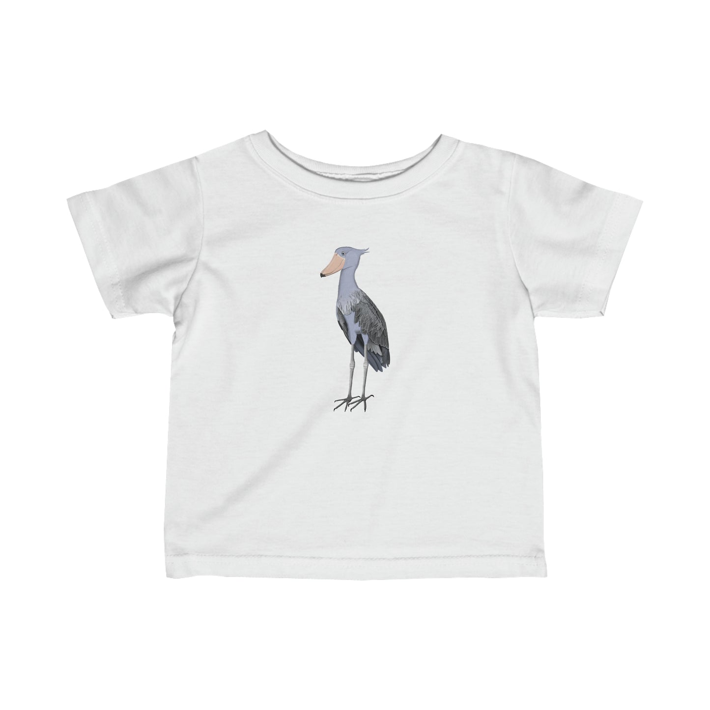 Shoebill Bird Baby & Toddler Fine Jersey Tee - jz.birds