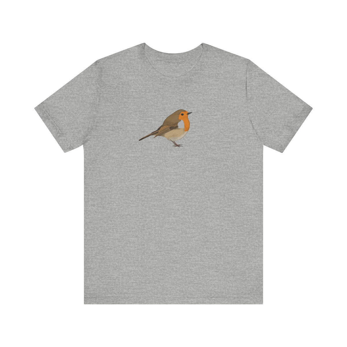 Rotkehlchen T-Shirt – bird graphic tee und watching gear Stil