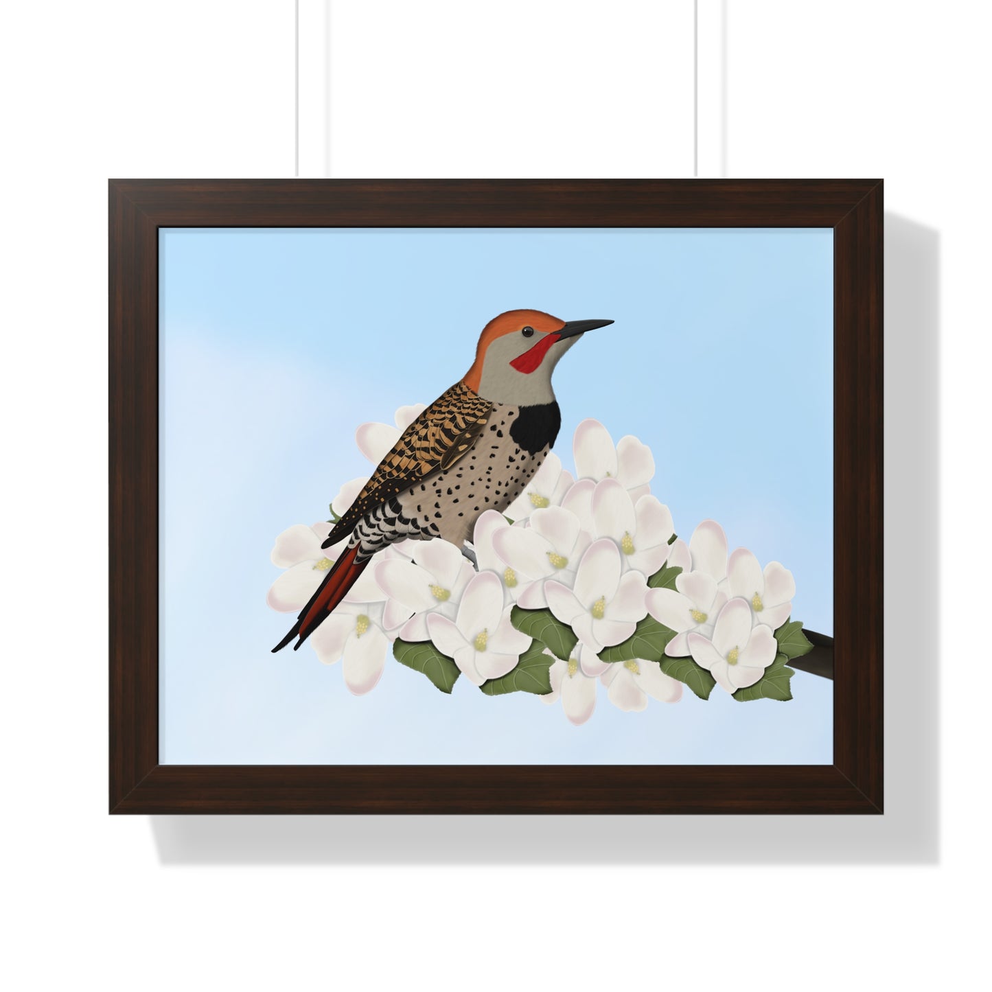 Flicker Framed Poster in Black