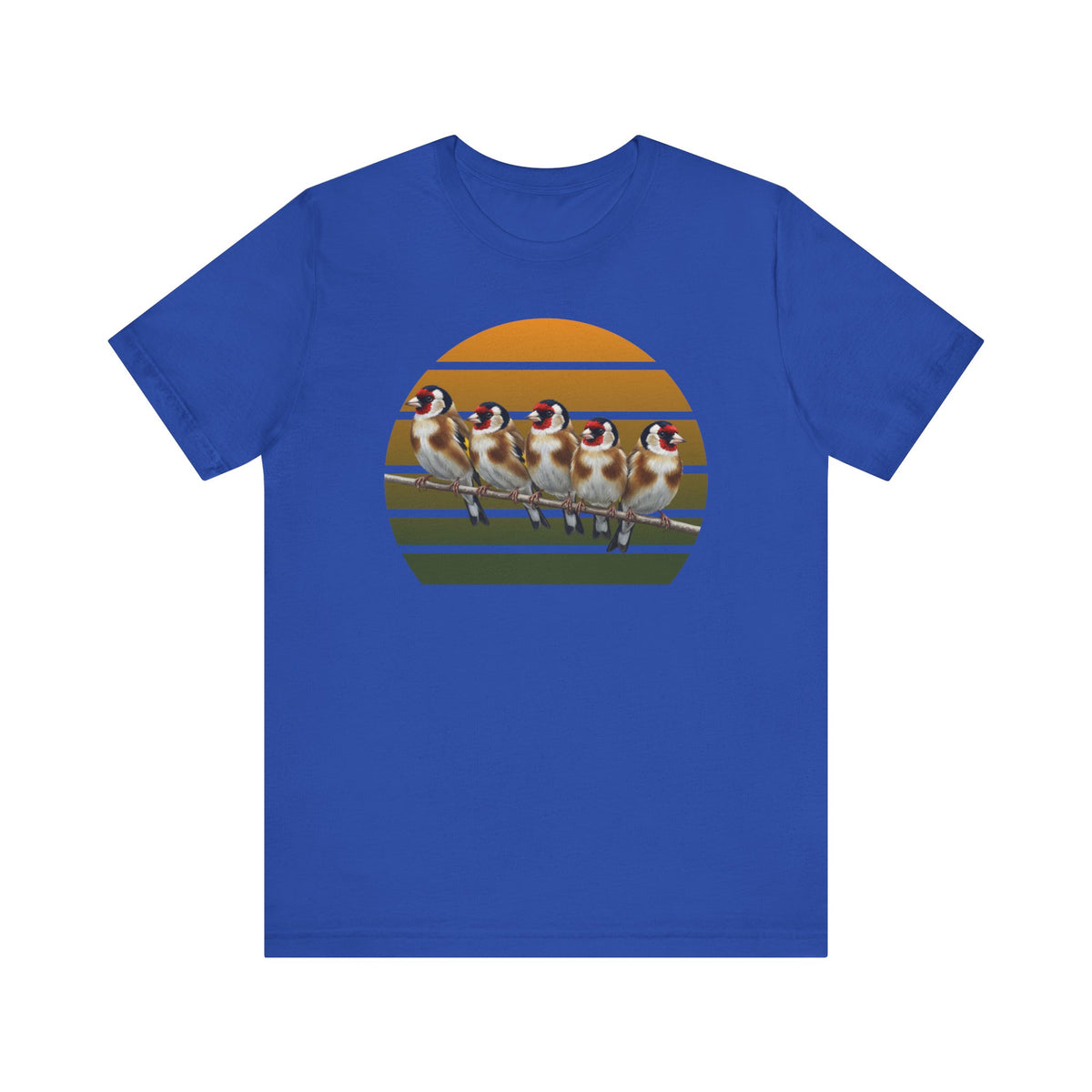 Stieglitz Premuim T-Shirt | Geschenk für Vogelbeobachter | jz.birds