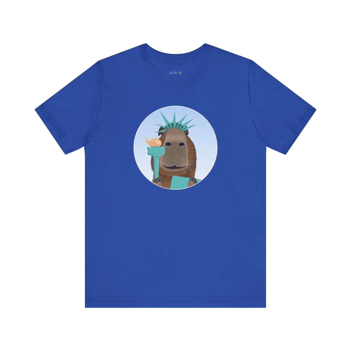 Capybara of Liberty Funny T-Shirt