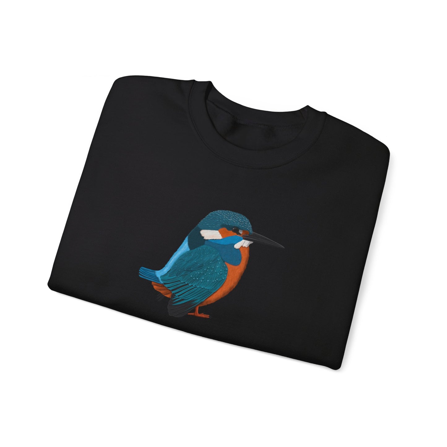 Kingfisher Bird Watcher Biologist Crewneck Sweatshirt