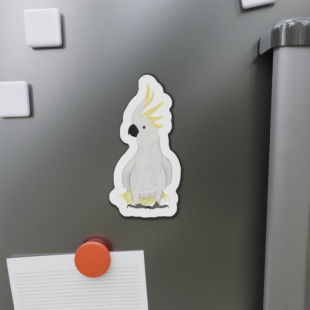 Cockatoo Home Decor on bird magnet background