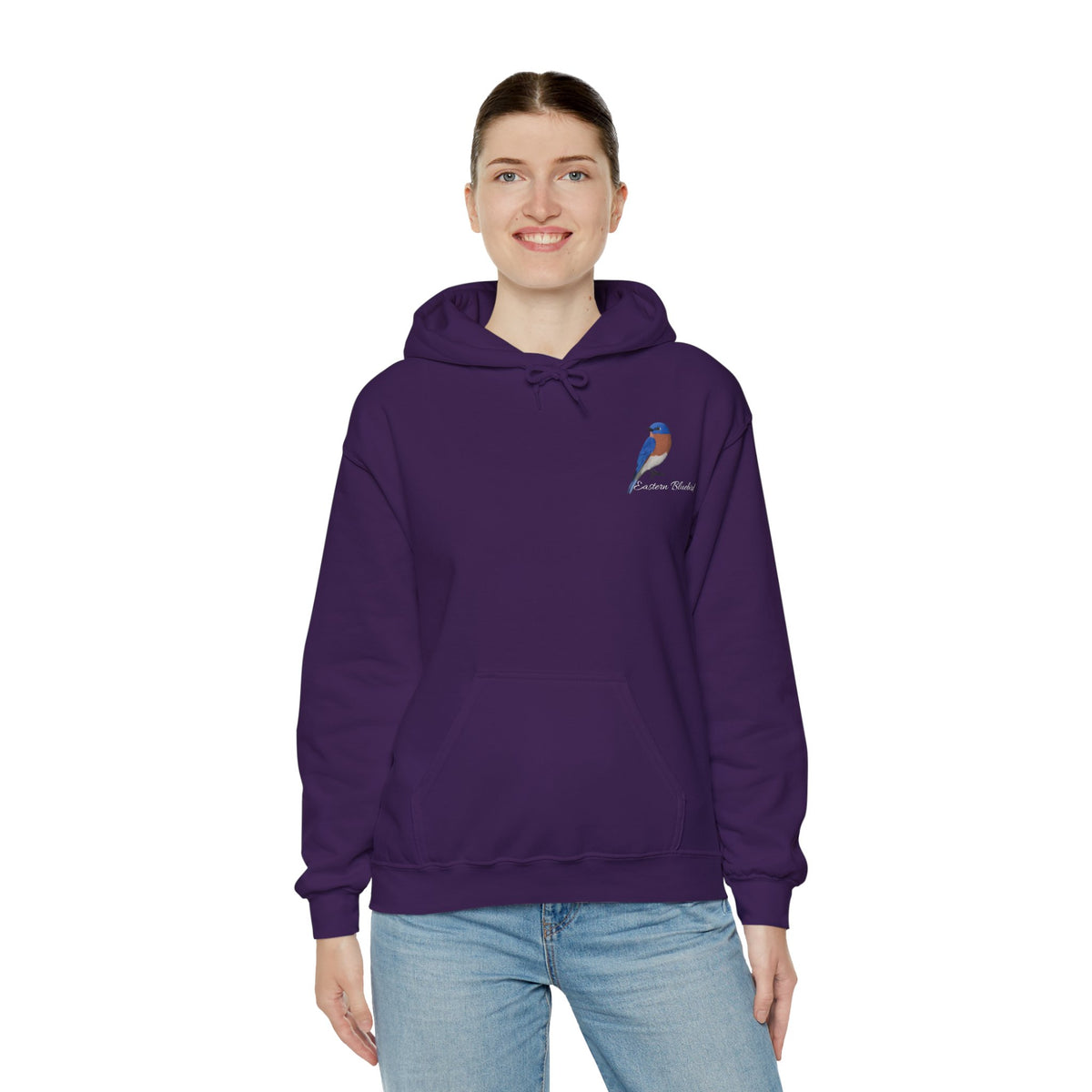 Eastern Bluebird Birding Birdwatching Bird Hoodie