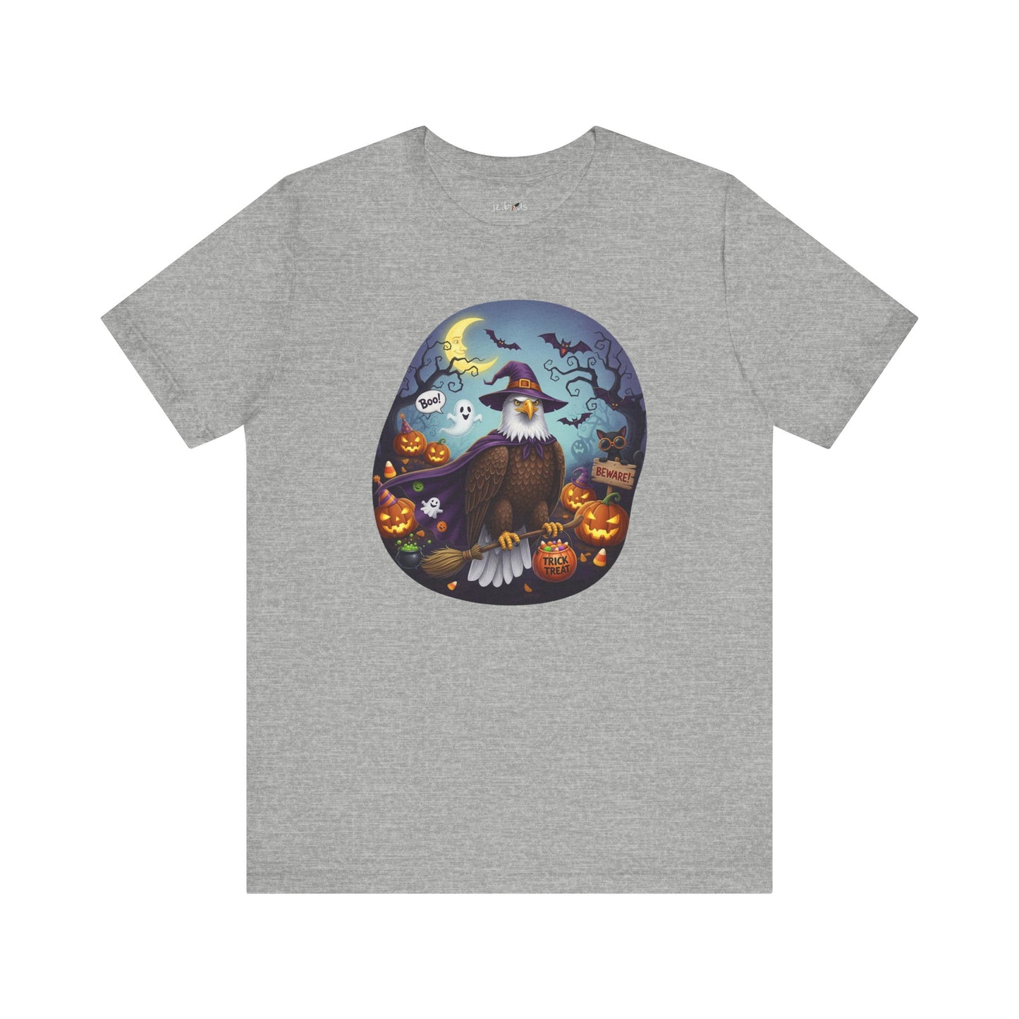 Bald Eagle Halloween Bird T-Shirt - Spooky Halloween Costume for Bird Lovers