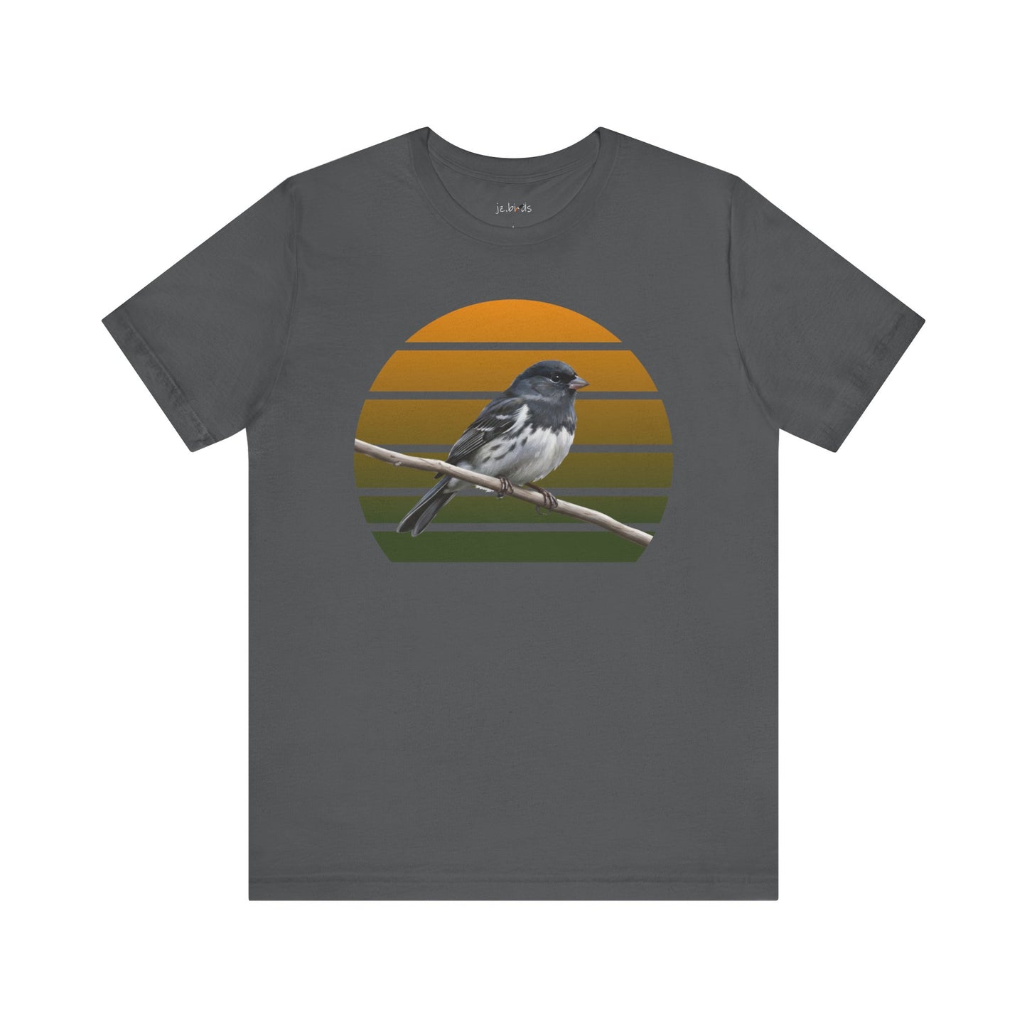 Dark-Eyed Junco T-Shirt | Unisex Retail Fit Bird Lover Tee | Wildlife Birder Gift