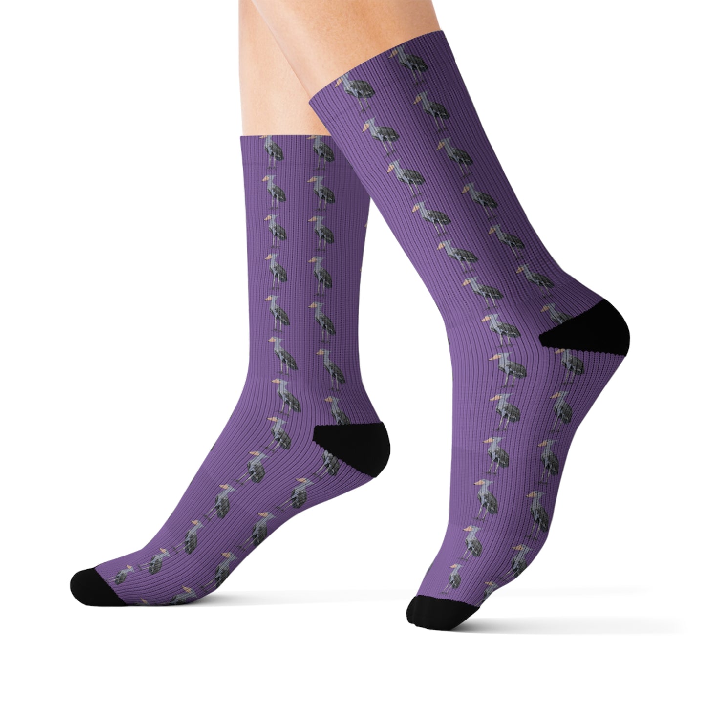 Shoebill Sublimation Socks - jz.birds