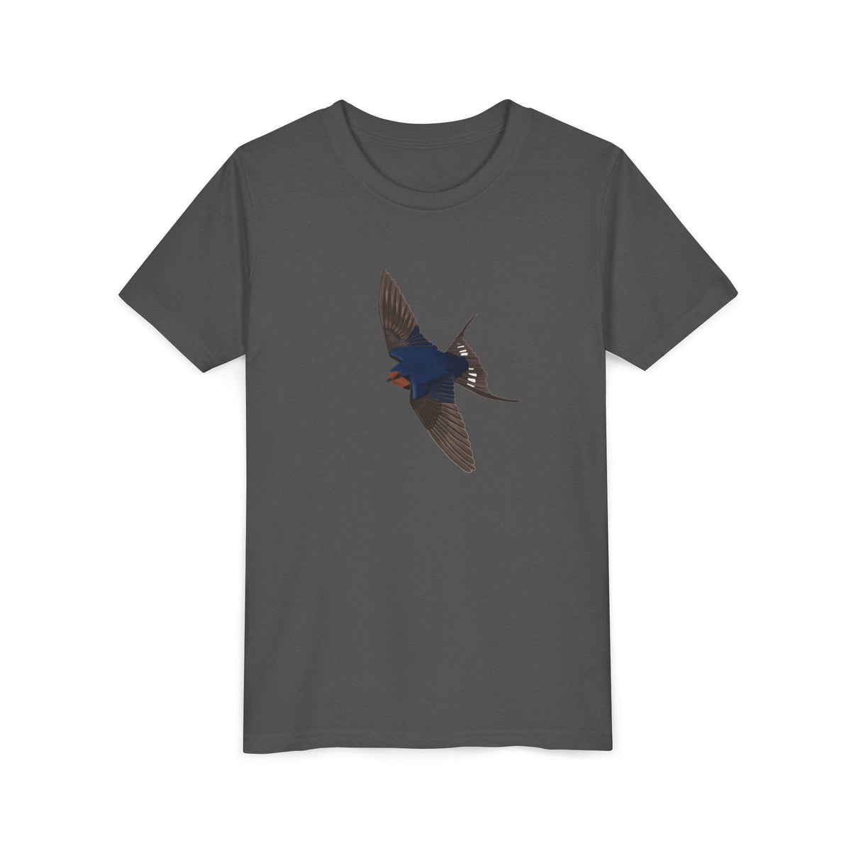 Barn Swallow Birding & Birdwatching Bird Youth T-Shirt – Bright Kids Clothing, T-Shirts