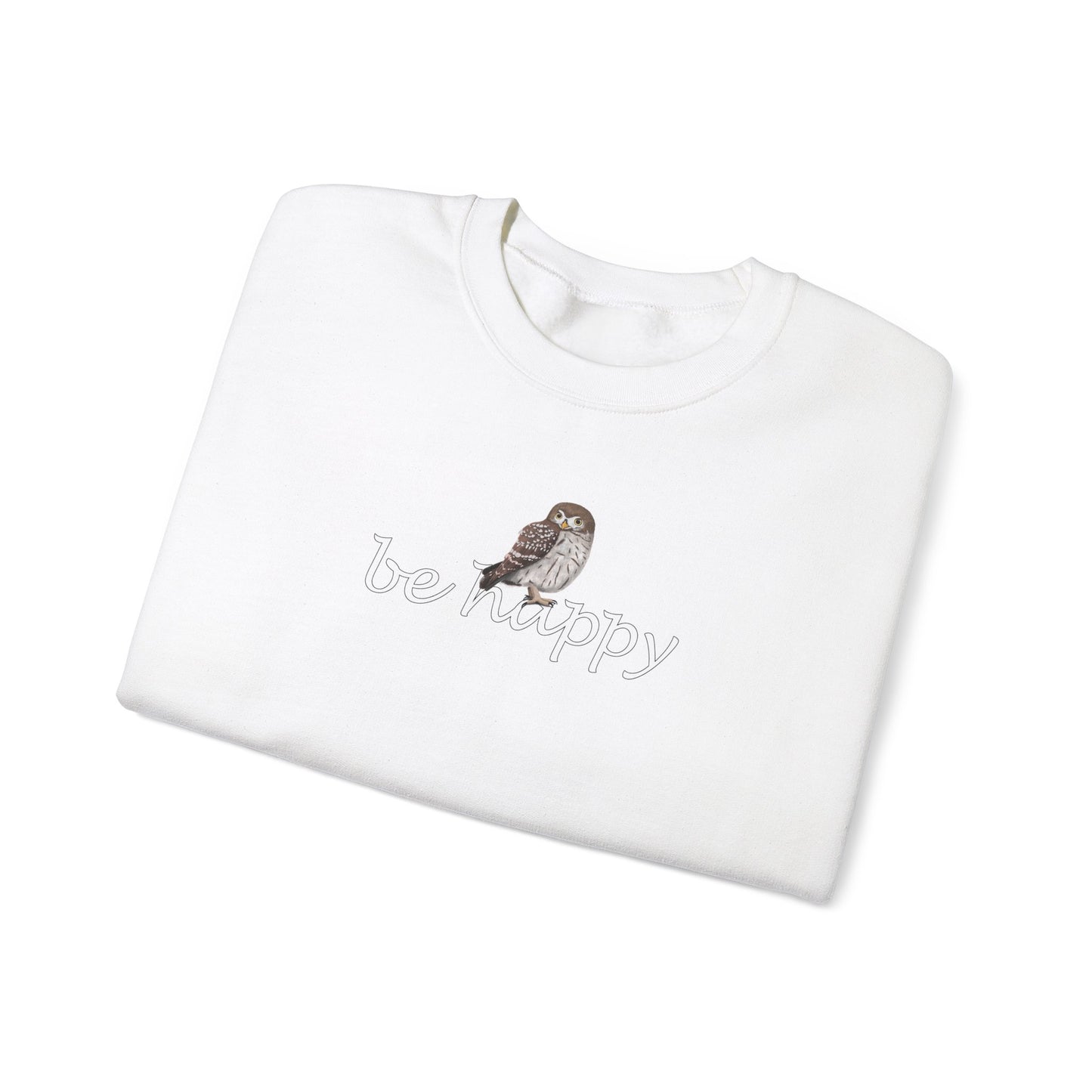 Owl Be Happy Bird Birding & Birdwatching Sweatshirt