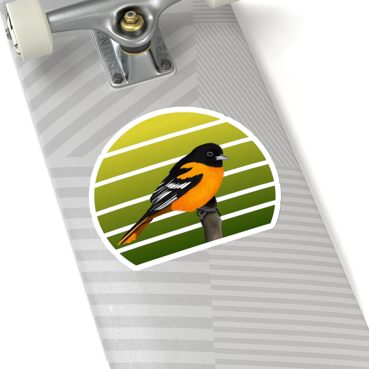 ボルチモア・オリオールの鳥のステッカー