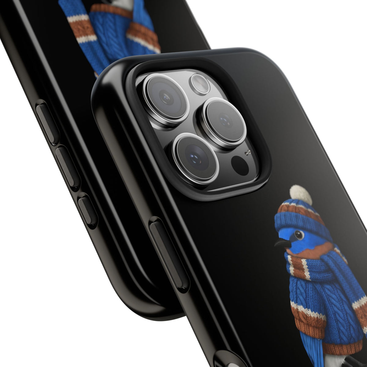 Bluebird Dual-Layer iPhone Case with Bird Art – The Perfect Gift for Ornithologists & Bird Lovers