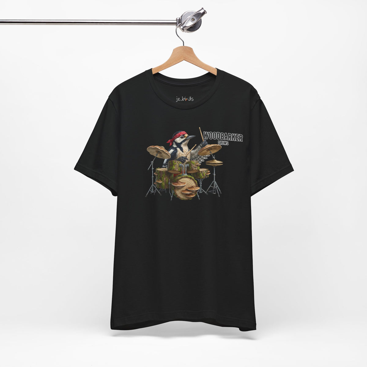 Woodpecker T-Shirt in Black