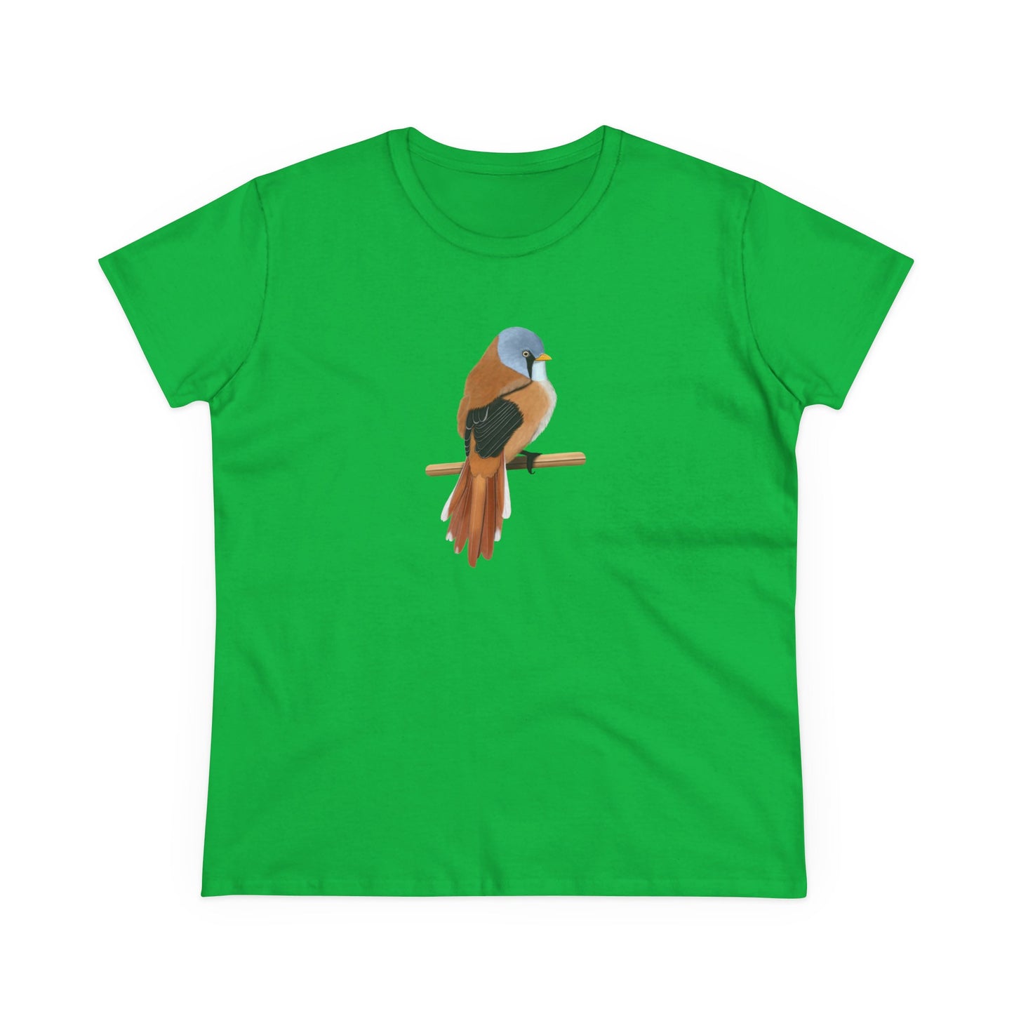 Bearded Reedling Bird Design for Birdwatchers and Bird Lovers Women's T-Shirt