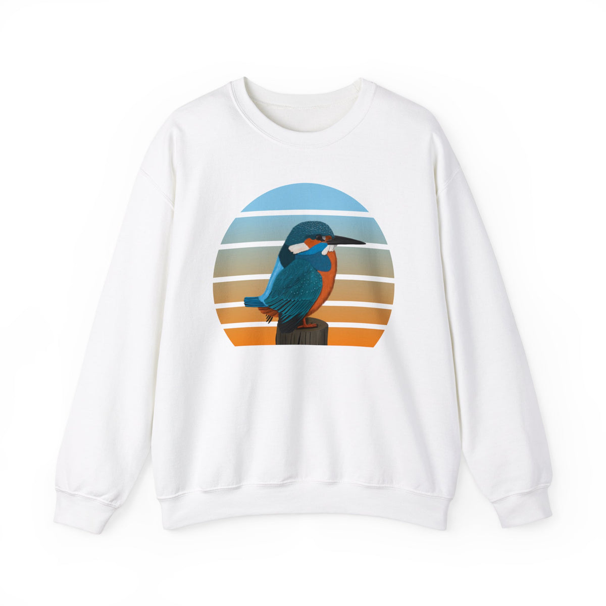 Kingfisher Sweatshirt – Crew neck, DTG