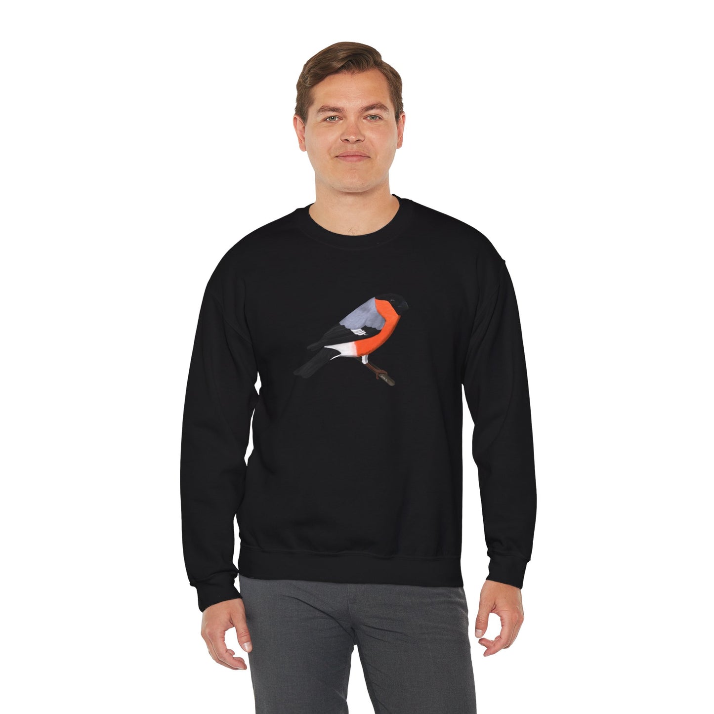 Bullfinch Bird Watcher Biologist Crewneck Sweatshirt