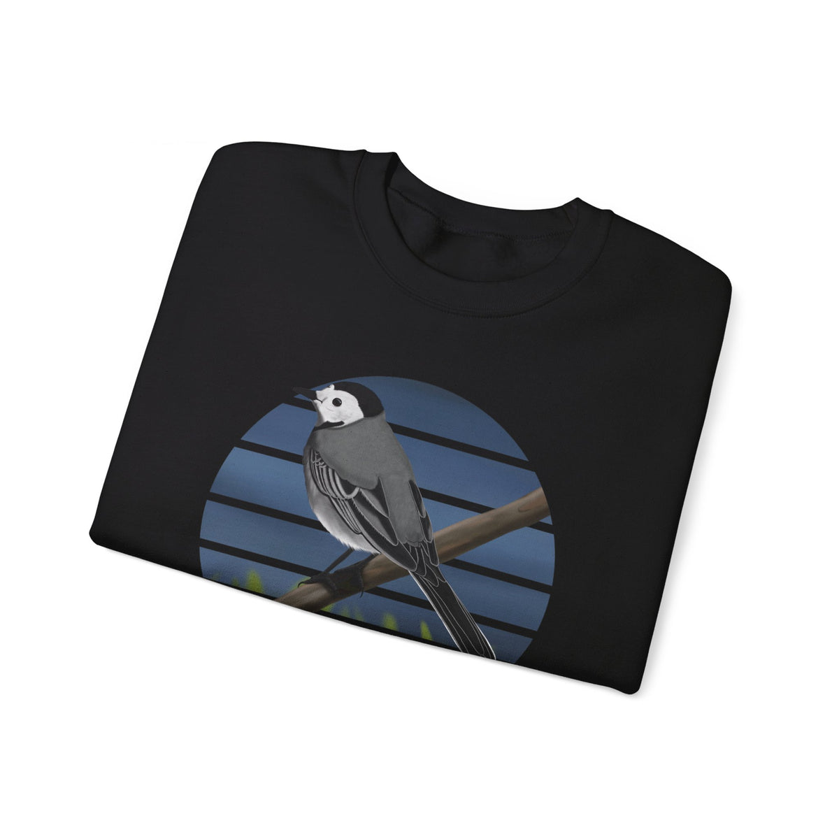 White Wagtail Birdlover Ornithologist Bird Sweatshirt