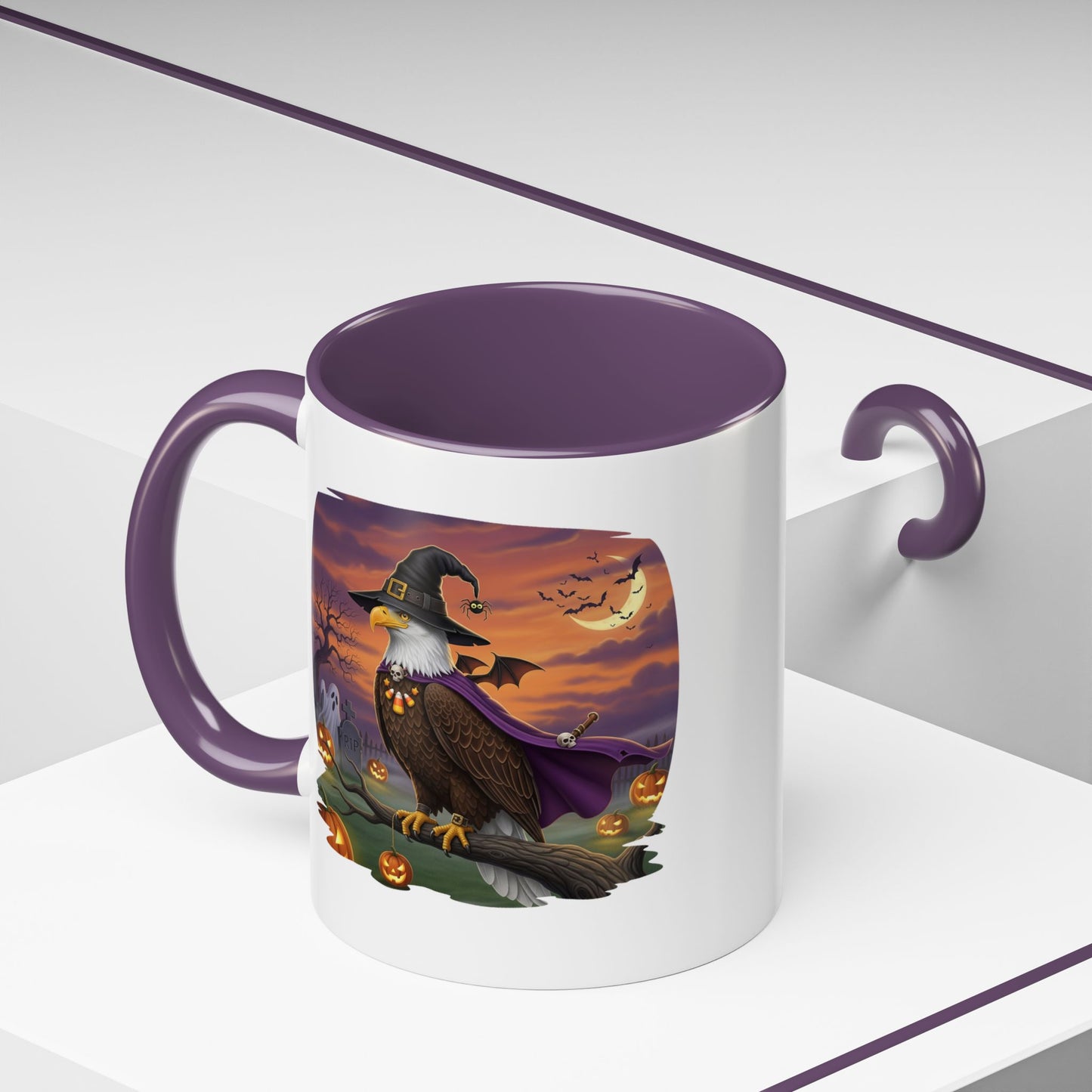 Bald Eagle Halloween Bird Mug - Halloween Coffee Mug for Bird Lovers
