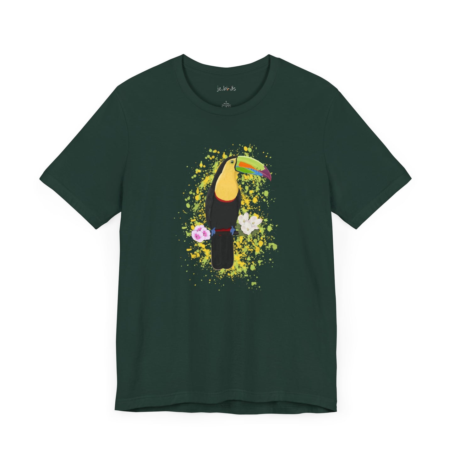 Keel-Billed Toucan Birdwatcher Biologist Bird T-Shirt