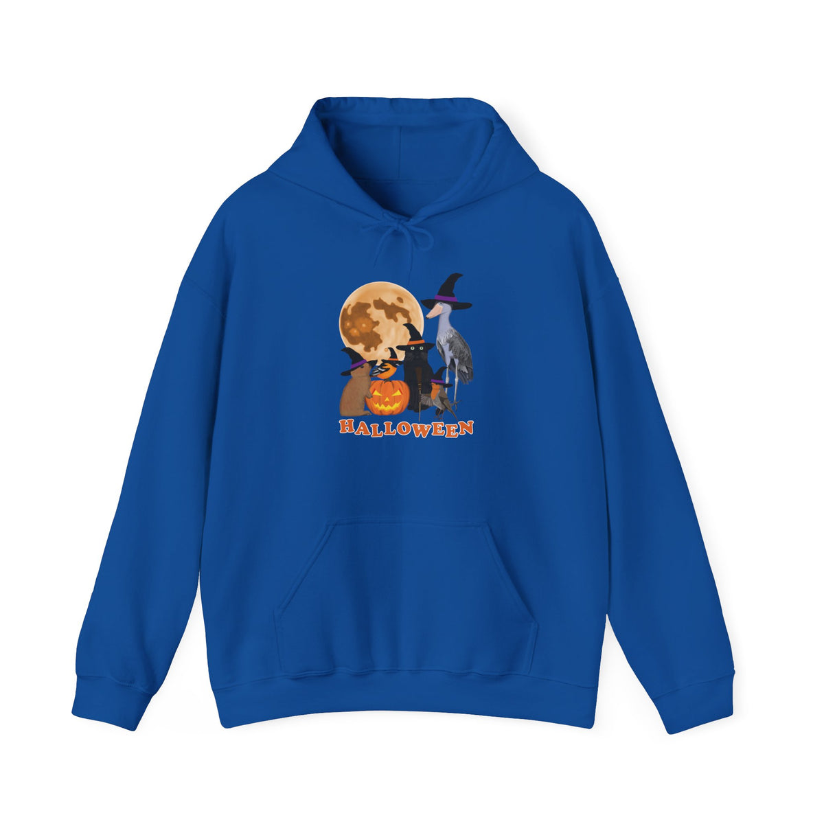 Baltimore Oriole, Shoebill and Robin Hoodie in Dark Heather