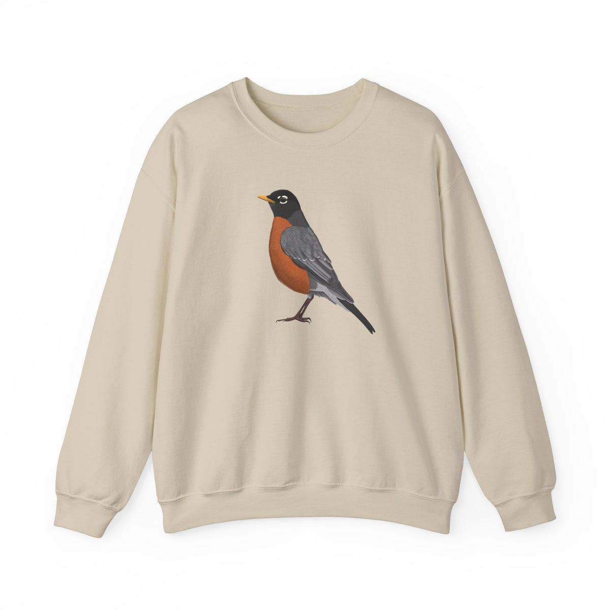 Robin Sweatshirt on Crew neck background