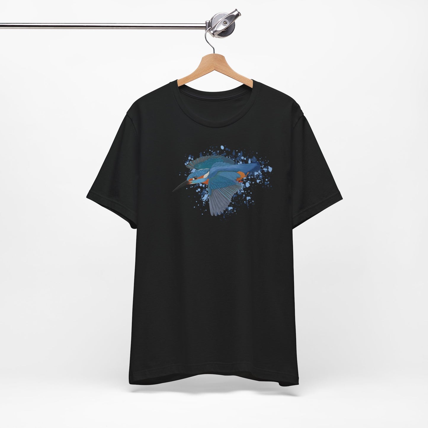 Eisvogel im Flug Vogel T-Shirt für Vogelfreunde