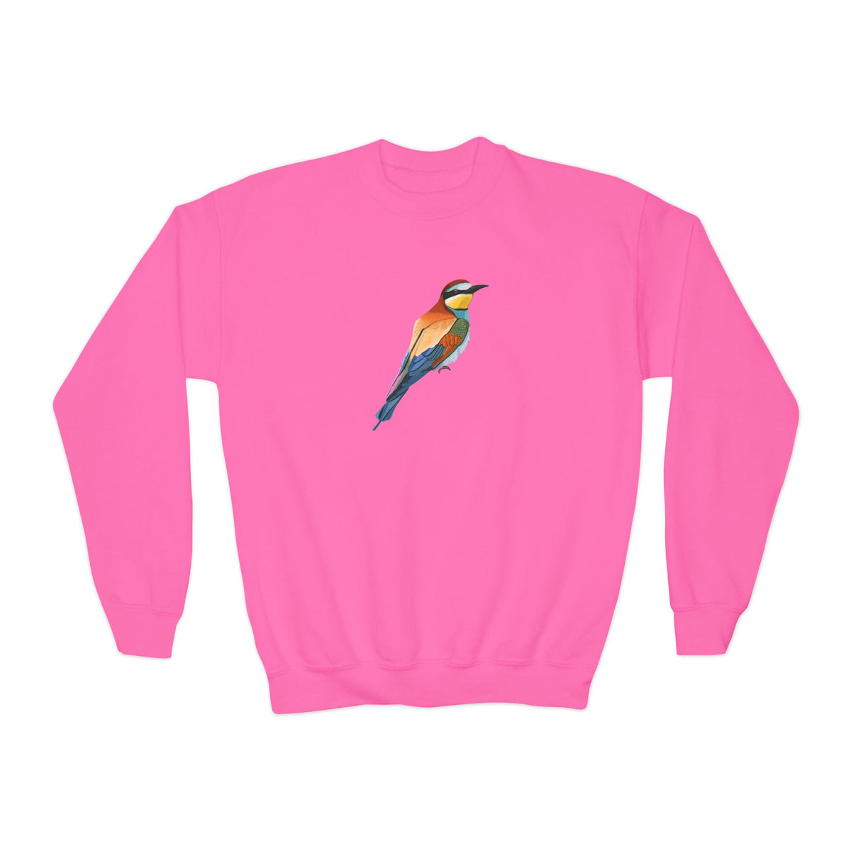 Bee-Eater Bird Birdwatching Youth Crewneck Sweatshirt – Casual Kids Clothing, Sweatshirts