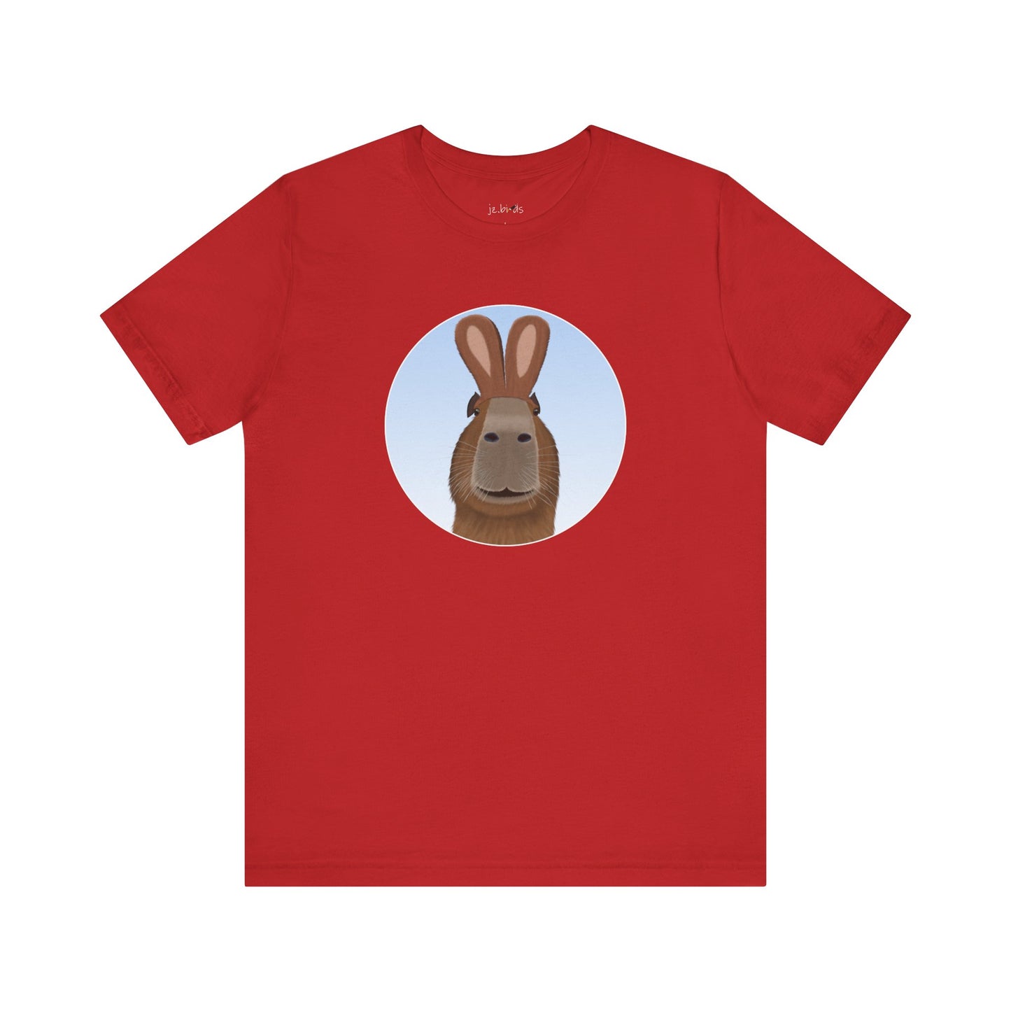 Capybara with Rabbit Ears Funny Bunny Easter T-Shirt – bird