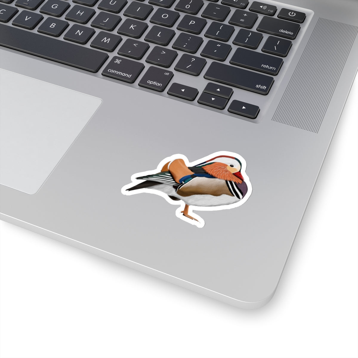 Mandarin Duck Bird Kiss-Cut Sticker - jz.birds