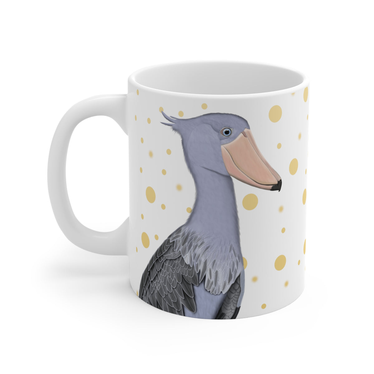 Schuhschnabel mit Goldenen Tasse – 11 oz und 11oz Stil