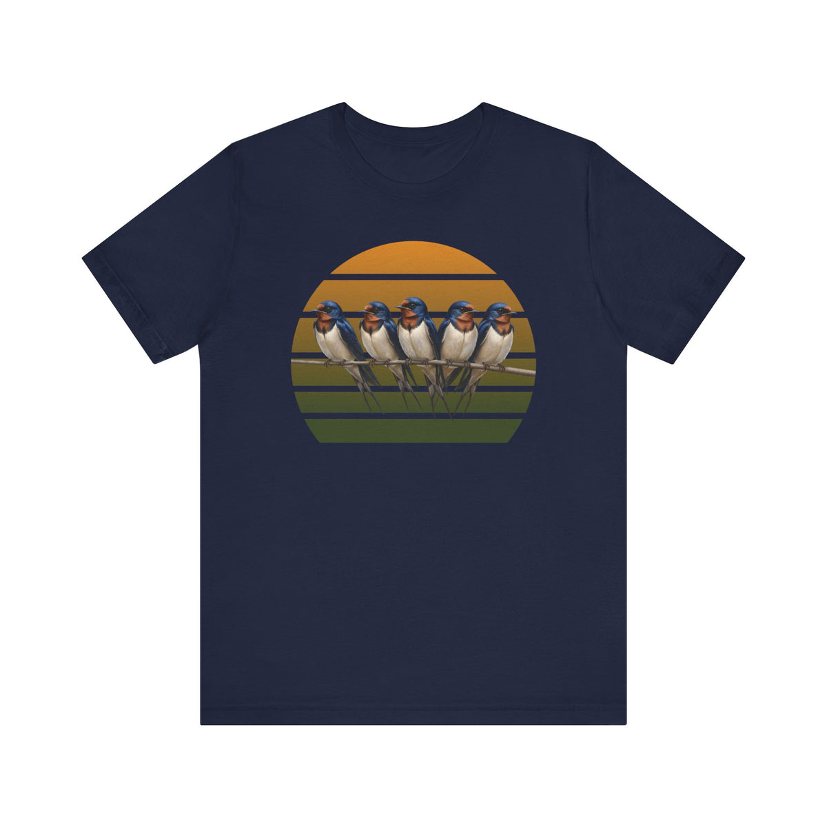 Barn Swallow Premium T-Shirt | Unique Birdwatcher & Birder Gift by jz.birds
