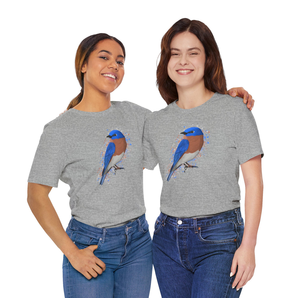 ルリツグミの鳥Tシャツ