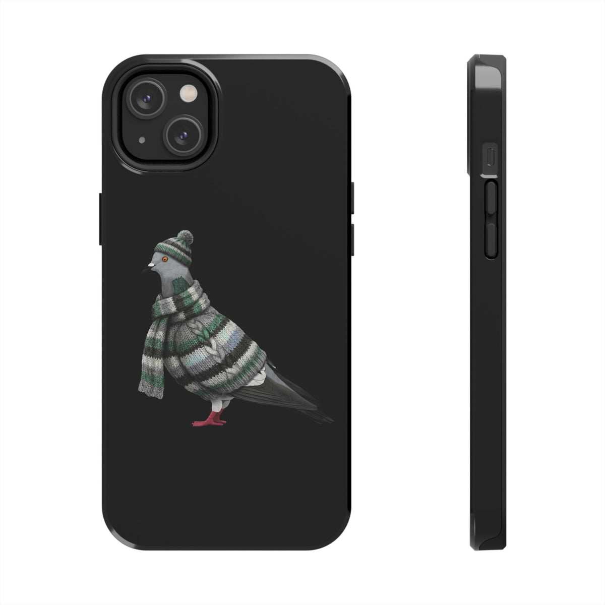Pigeon Dual-Layer iPhone Case with Bird Art – The Perfect Gift for Ornithologists & Bird Lovers