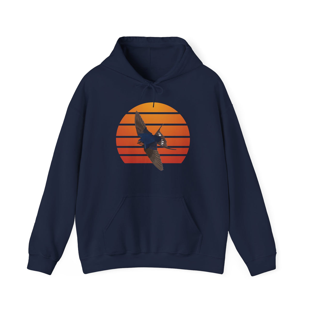Barn Swallow Hoodie in Dark Heather