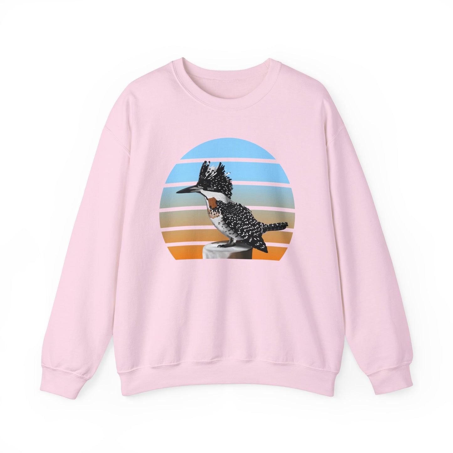 Crested Kingfisher Birdlover Ornithologist Bird Sweatshirt