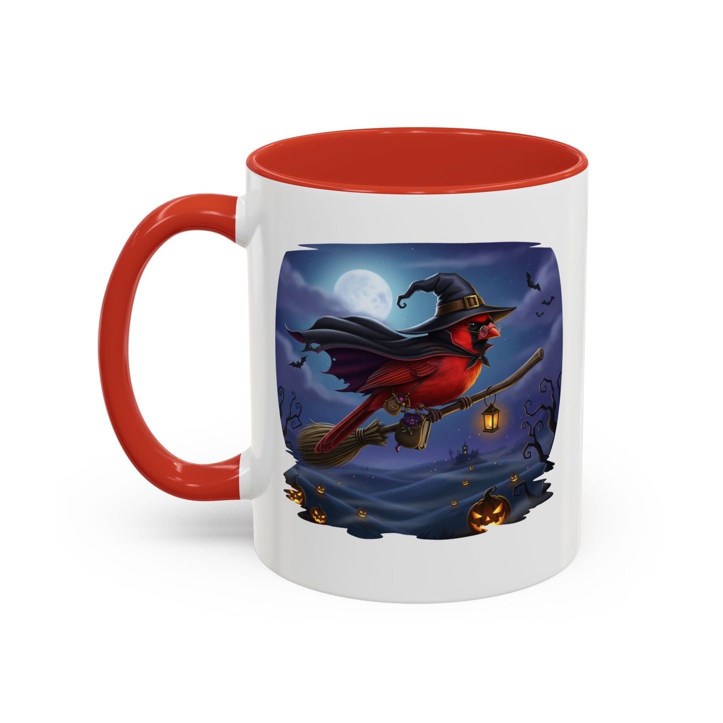 Cardinal Halloween Bird Mug - Perfect for Spooky Season