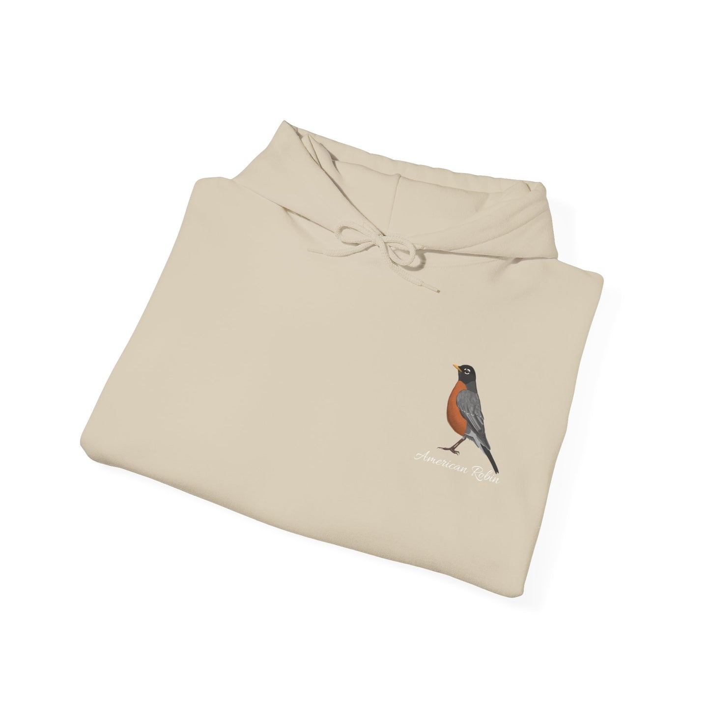 American Robin Birding Birdwatching Bird Hoodie