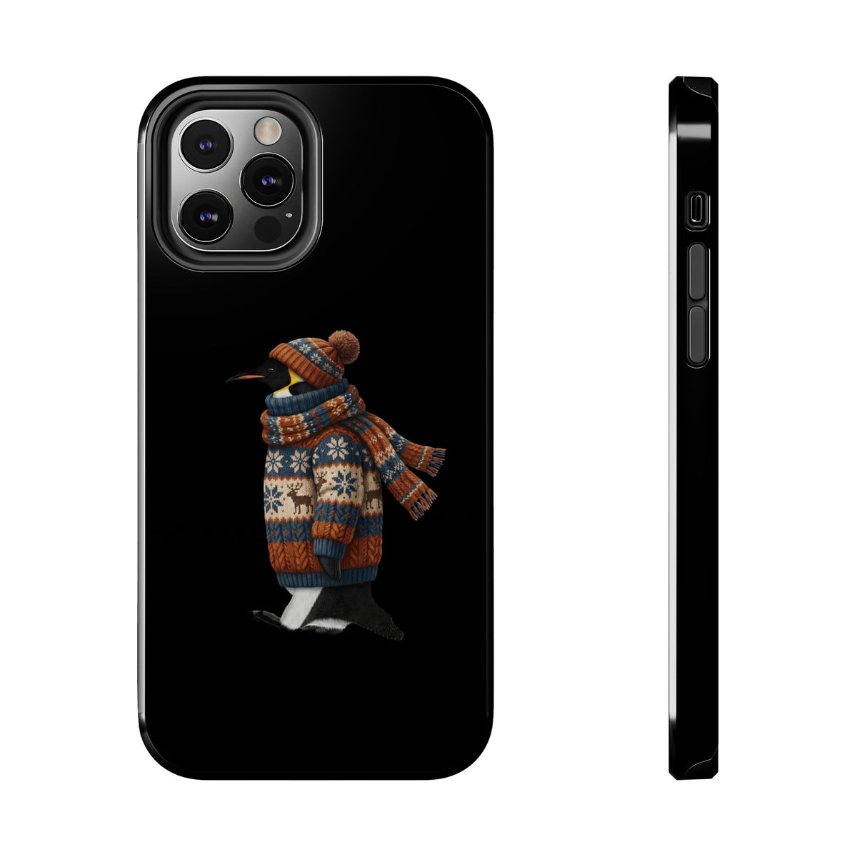 Penguin Dual-Layer iPhone Case with Bird Art – The Perfect Gift for Ornithologists & Lovers Phone –