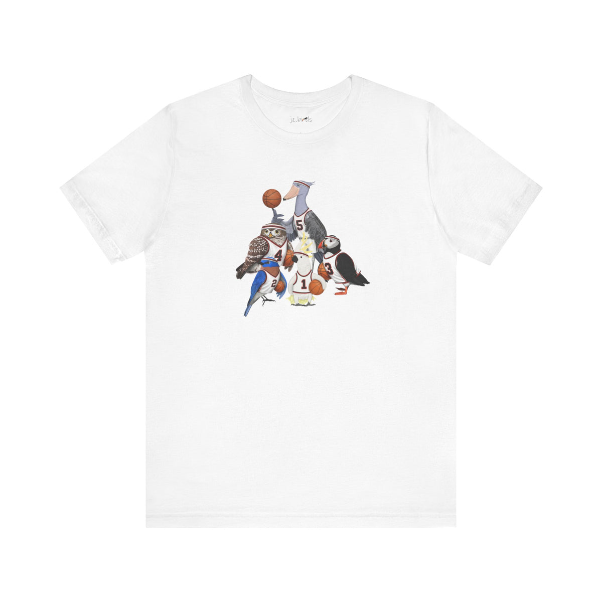 面白いバスケットボールバードTシャツ - ユニークなバスケットボールファンへのギフト - 選手とファンのための柔らかいユニセックスTシャツ