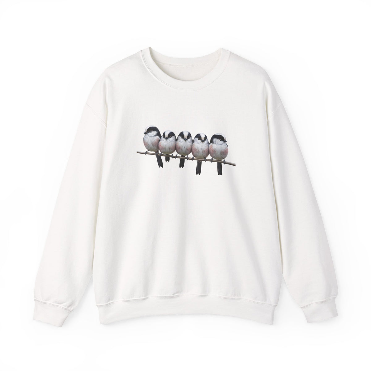 Long Tailed Titmouse Sweatshirt | Bird Watcher Crewneck | Unisex Songbird Gift for Bird Lovers