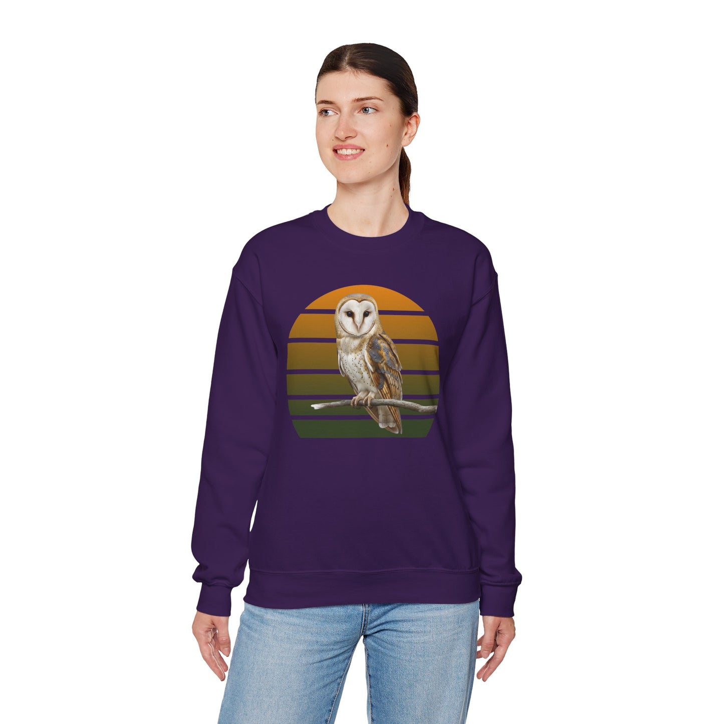 Barn Owl Sweatshirt | Bird Watcher Crewneck | Unisex Songbird Gift for Bird Lovers